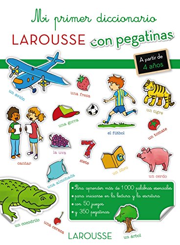 Mi primer diccionario con pegatinas (Larousse - Infantil / Juvenil - Castellano - A Partir De 5/6 Años)