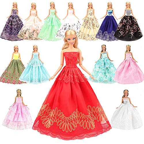 Miunana 5 Novia Hermoso Vestidos de Noche Hechos a Mano Ropa Vestir de la Boda Fiesta para 11.5 Pulgadas / 28 - 30cm Muñeca Doll Regalo Miunana 5 Novia Hermoso Vestidos de Noche Hechos a Mano Ropa Vestir de la Boda Fiesta para 11.5 Pulgadas / 28 - 30cm Muñeca Doll Regalo