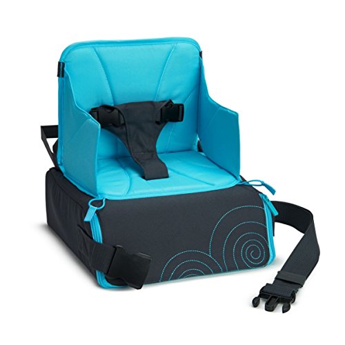 Munchkin Asiento infantil elevador portátil, azul/gris Munchkin Asiento infantil elevador portátil, azul/gris