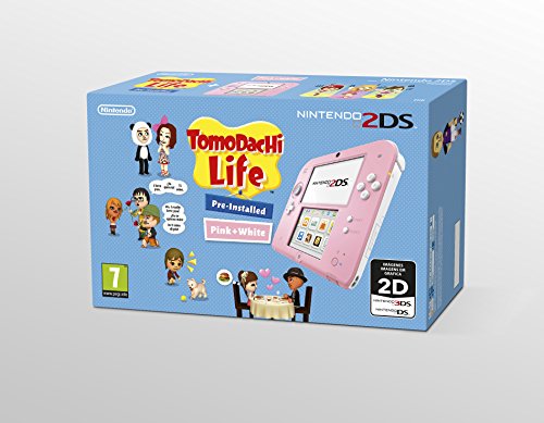 Nintendo 2DS - Consola, Color Rosa + Tomodachi Life (Preinstalado) Nintendo 2DS - Consola, Color Rosa + Tomodachi Life (Preinstalado)
