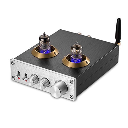 nobsound Bluetooth Vacuum Tube Power Amplifier Class D HiFi Audio Digital Amp 100 W (50 W × 2) Amplificador de potencia