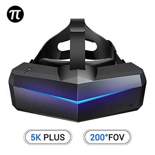 Pimax 5K Plus VR Gafas de Realidad Virtual para PC, con 200°FOV, Paneles de Dual 2560x1440p RGB LCD, [Auriculares Solo]