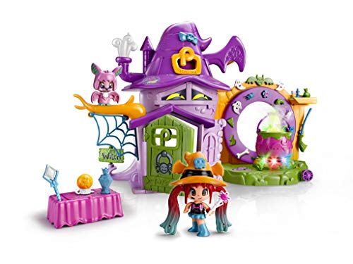 Pinypon - La Casa Encantada de Brujitas, con 1 figurita de Bruja, para niños y niñas de 4 a 8 años (Famosa 700014711)