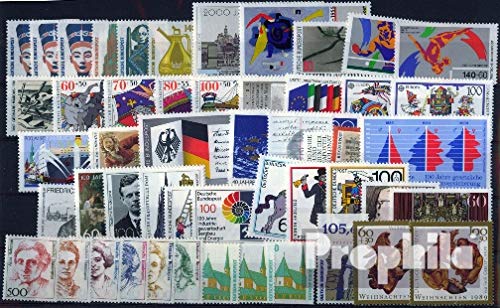Prophila Collection RFA (RFA.Alemania) 1989 con 1398, 1406 C y D completo año en limpio conservación (sellos para los coleccionistas)
