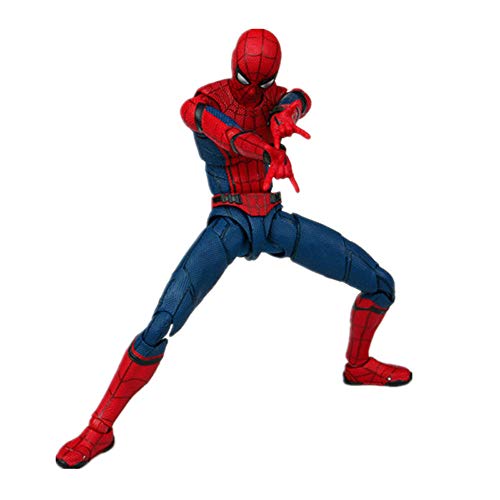 Qiyun Llanta Spider Man Homecoming The Spiderman Action PVC Figuras de colección Model Toy 15 cm -