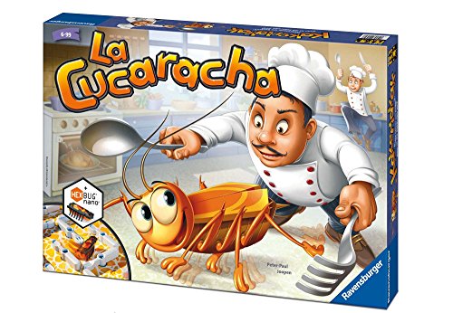 Ravensburger La Cucaracha, Juego de mesa, 2-4 jugadores, Edad recomendada 6+ (22228) Ravensburger La Cucaracha, Juego de mesa, 2-4 jugadores, Edad recomendada 6+ (22228)