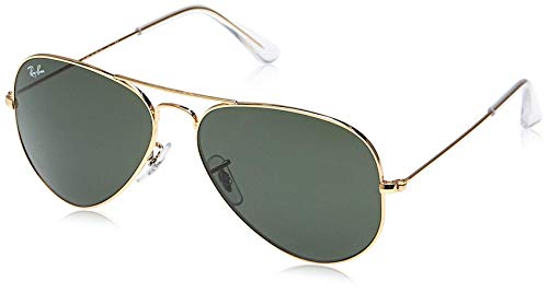 Rayban - Gafas de sol Aviador Aviator Large Metal, Gold (L0205 Gold) Rayban - Gafas de sol Aviador Aviator Large Metal, Gold (L0205 Gold)