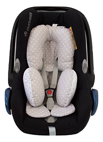 Reductor REVERSIBLE Universal para grupo 0, Maxicosi, capazo, silla de paseo, hamaca. Modelo Estrellas Gris Reductor REVERSIBLE Universal para grupo 0, Maxicosi, capazo, silla de paseo, hamaca. Modelo Estrellas Gris