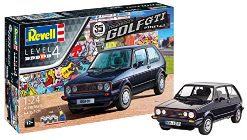 Revell 05694 12 Maqueta de 35 Years Volkswagen Golf GTI Tapicería en Escala 1: 24, Niveles 4 Revell 05694 12 Maqueta de 35 Years Volkswagen Golf GTI Tapicería en Escala 1: 24, Niveles 4