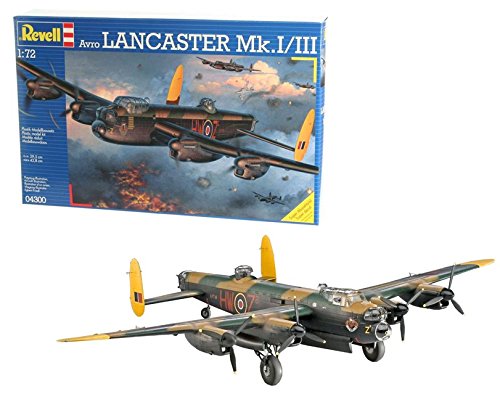 Revell Avro Lancaster MK.I/III, Kit de Modelo, Escala 1:72 (4300) (04300), Multicolor