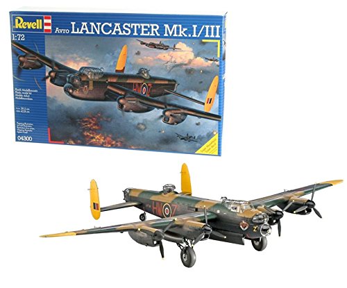 Revell Avro Lancaster MK.I/III, Kit de Modelo, Escala 1:72 (4300) (04300), Multicolor Revell Avro Lancaster MK.I/III, Kit de Modelo, Escala 1:72 (4300) (04300), Multicolor
