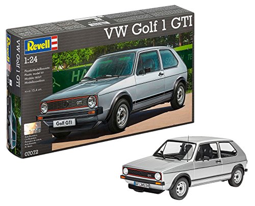 Revell Golf 1 GTI Volkswagen VW Maqueta Coche, Color Plata (07072) Revell Golf 1 GTI Volkswagen VW Maqueta Coche, Color Plata (07072)