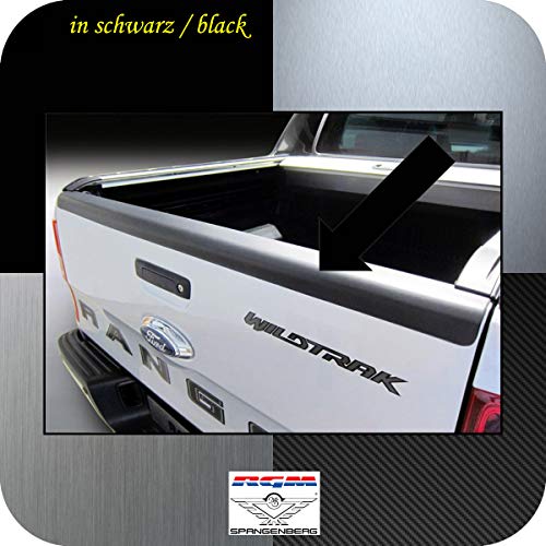 Richard Grant Mouldings Ltd. RGM - Barra de protección para la Parte Trasera del Coche para Ford Ranger Pickup Facelift a Partir del año de fabricación 04.2015- RBP101, Color Negro