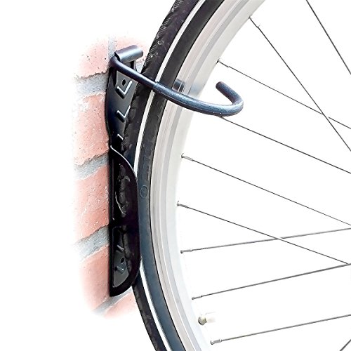 Set de 2 soportes de pared para bicicleta - Soporta hasta 25 kg cada uno Set de 2 soportes de pared para bicicleta - Soporta hasta 25 kg cada uno
