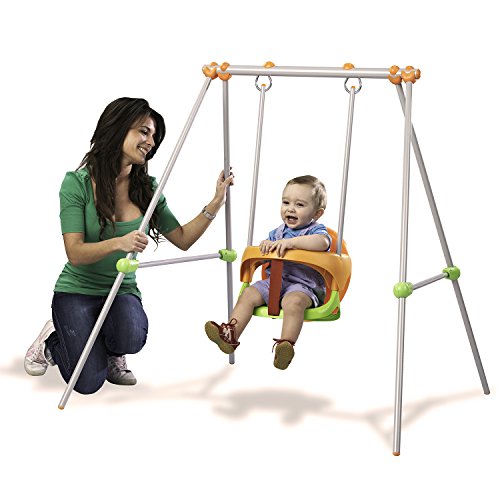 Smoby- Baby Swing Columpio bebé, 120 x 124 x 120 cm (310046) Smoby- Baby Swing Columpio bebé, 120 x 124 x 120 cm (310046)