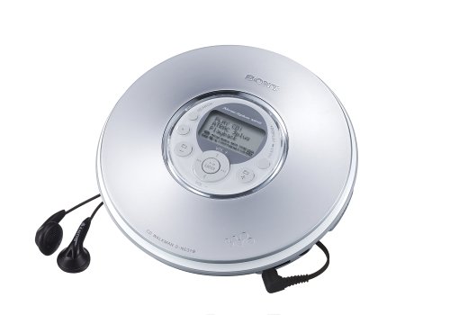 Sony CD WALKMAN D-NE319 Portable CD player Plata - Unidad de CD (16 - 320 kbps(MP3); 66, 105, 132 kbps(ATRAC3), (ATRAC3plus), CD-R/CD-RW, Portable CD player, ATRAC, MP3, G-PROTECTION)