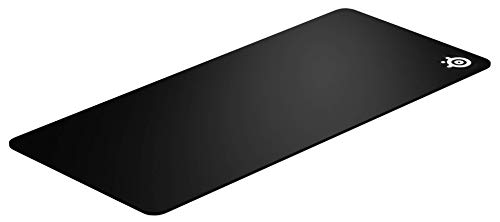 SteelSeries QcK XXL - Alfombrilla de ratón de juego, 900mm x 400mm, tela, base de caucho, compatible con ratón láser y óptico, negro SteelSeries QcK XXL - Alfombrilla de ratón de juego, 900mm x 400mm, tela, base de caucho, compatible con ratón láser y óptico, negro