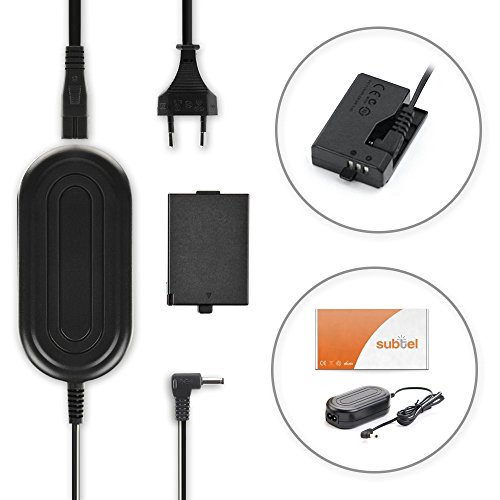 subtel® Fuente de alimentación Compatible con Canon EOS 1100D 1200D 1300D EOS 1D X Mark II EOS 2000D EOS Kiss X50 Kiss X70 X80 EOS Rebel T3 Rebel T5 T6 T7 CA-PS700 + DR-E10 Cable de Corriente ACK-E10 subtel® Fuente de alimentación Compatible con Canon EOS 1100D 1200D 1300D EOS 1D X Mark II EOS 2000D EOS Kiss X50 Kiss X70 X80 EOS Rebel T3 Rebel T5 T6 T7 CA-PS700 + DR-E10 Cable de Corriente ACK-E10