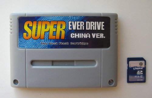 Super Nintendo SNES/SFC Super Everdrive Flash Cart With 8GB SD Card Nintendo Super NES Famicom