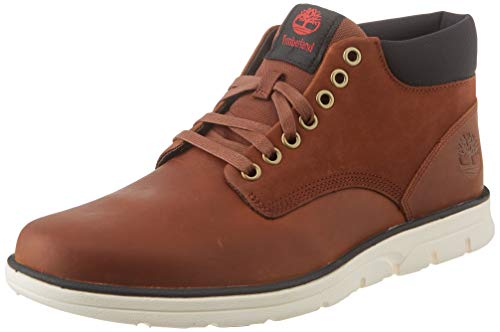 Timberland Bradstreet Chukka Leather, Botas Hombre, Marrón (MD Brown Full Grain), 43 EU