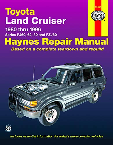 TOYOTA LANDCRUISER SERIES FJ60: 1980 to 1996 (Haynes Automotive Repair Manuals)