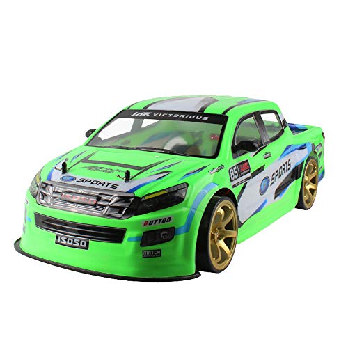 TwoCC RC Coche,1:10 70km / h 2.4G RC Car 4WD Batería doble Alta velocidad vehículo unidad remota gran deriva eléctrico de juguete de carreras Modelo tarjeta corto LED Faros Racing Truck TwoCC RC Coche,1:10 70km / h 2.4G RC Car 4WD Batería doble Alta velocidad vehículo unidad remota gran deriva eléctrico de juguete de carreras Modelo tarjeta corto LED Faros Racing Truck