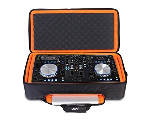 UDG U9104BL/OR - Funda para mesa de mezclas pioneer dDJ s1/t1 (con correas de mochila), color naranja y negro