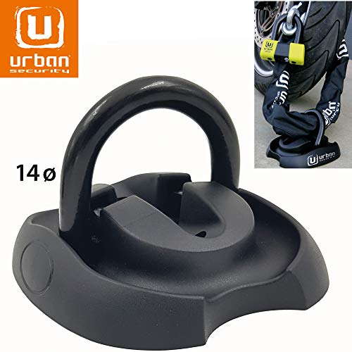 Urban Security UR55 Anclaje Suelo Moto Anilla Acero basculante ø14 con Tacos fijación Alta Seguridad Urban Security UR55 Anclaje Suelo Moto Anilla Acero basculante ø14 con Tacos fijación Alta Seguridad