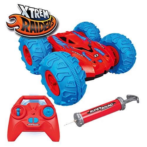 Xtrem Raiders Superbound - Anfibio teledirigido para Niños, Azul/Rojo