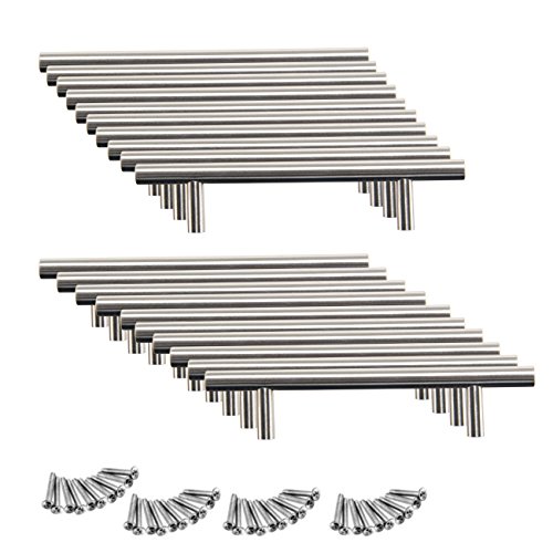 Yorbay 20xTirador de barra Manija barral acero de inoxidable, Ø 10mm (96mm/Distancia de agujeros) Yorbay 20xTirador de barra Manija barral acero de inoxidable, Ø 10mm (96mm/Distancia de agujeros)