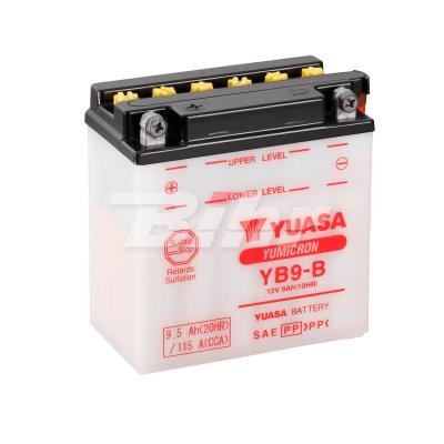 YUASA - 61317 : Batería Yuasa YB9-B Combipack (con electrolito)