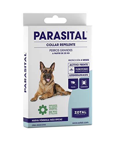 Zotal - Parasital Collar Antiparasitario de 75 cm para perros grandes Zotal - Parasital Collar Antiparasitario de 75 cm para perros grandes