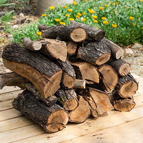 19 kg leña para chimenea variada, alto poder calorífico. Troncos cortos 40 cm, Estufa, barbacoa, fuego al aire libre, troncos de leña.