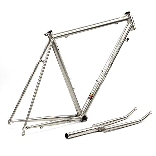 520 cuadro de horquilla con 4130 bicicleta de carretera de acero cromado 700C classic Mark piezas de bicicleta,50cm