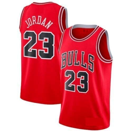 A-lee Men 's Jersey toros Vintage campeón de la NBA, Michael Jordan Jersey Chicago Bulls 23 El Jugador # Malla Jersey de Baloncesto (Red, L) A-lee Men 's Jersey toros Vintage campeón de la NBA, Michael Jordan Jersey Chicago Bulls 23 El Jugador # Malla Jersey de Baloncesto (Red, L)
