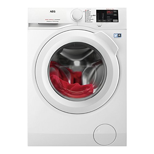 AEG L6FBI821 Independiente Carga frontal 8kg 1200RPM A+++ Blanco - Lavadora (Independiente, Carga frontal, Blanco, Botones, Giratorio, Izquierda, LCD)