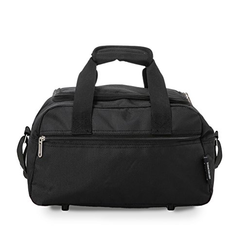 Aerolite Holdall Maximum Ryanair Hand Luggage Cabin Sized Flight Shoulder Bag Equipaje de Mano, 35 cm, 14 Liters, Negro (Black) Aerolite Holdall Maximum Ryanair Hand Luggage Cabin Sized Flight Shoulder Bag Equipaje de Mano, 35 cm, 14 Liters, Negro (Black)