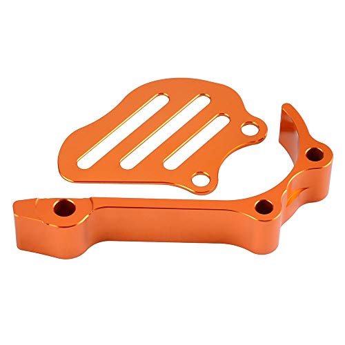 Anhuidsb CNC Frente Piñón cubierta de la caja de ahorro Guard for KTM 50 SX Mini Cadena JR protector de la cubierta del motocrós Bici de la suciedad MX anhuidsb (Color : Orange)