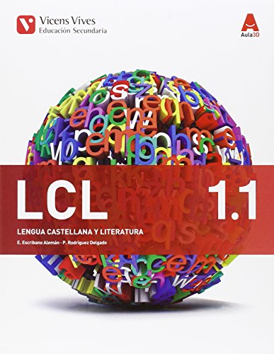 AULA 3D, LCL 1 Trim, Lengua Castellana y  Literatura, paquete de 3 libros (1.1, 1.2 y 1.3)