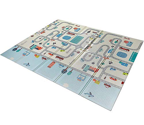 Babify Alfombra de Juegos Reversible XL/Colchoneta Infantil Plegable