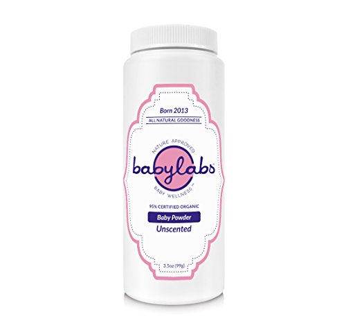 Babylabs - Polvo orgánico sin perfume para bebé, sin talco, mantiene la piel del bebé suave y seca