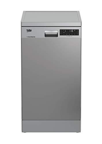 Beko DFS28021X lavavajilla Independiente 10 cubiertos A++ - Lavavajillas (Independiente, Acero inoxidable, Estrecho (45 cm), Acero inoxidable, Botones, Estático)