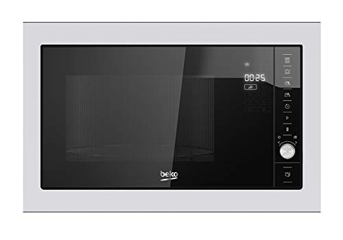 Beko MGB 25332 BG Microondas Integrable con Grill, 900 W, 25 litros, Acero inoxidable