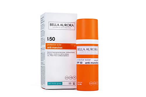 Bella Aurora Gel-Crema Solar Anti-Manchas Para Piel Mixta-Grasa SPF 50 - 50 ml