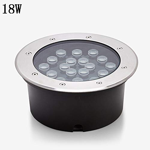 Boandey Luz enterrada Redonda IP67 al Aire Libre LED Iluminación de jardín Lámpara de Seguridad subterránea for Paisaje Patio Externo a Prueba de Agua Piscina comunitaria Foco enterrado Boandey Luz enterrada Redonda IP67 al Aire Libre LED Iluminación de jardín Lámpara de Seguridad subterránea for Paisaje Patio Externo a Prueba de Agua Piscina comunitaria Foco enterrado