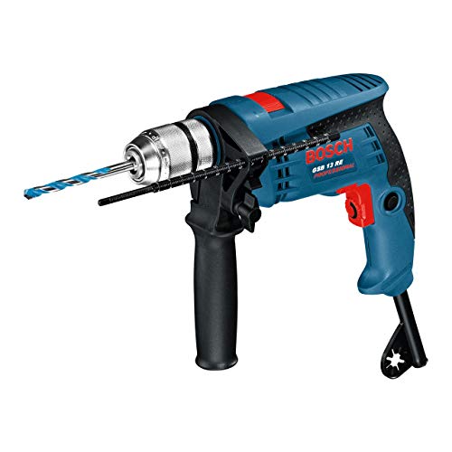 Bosch Professional GSB 13 RE - Taladro percutor (600 W, 0 – 2800 rpm, Ø max perforación hormigón 13 mm, en caja) Bosch Professional GSB 13 RE - Taladro percutor (600 W, 0 – 2800 rpm, Ø max perforación hormigón 13 mm, en caja)