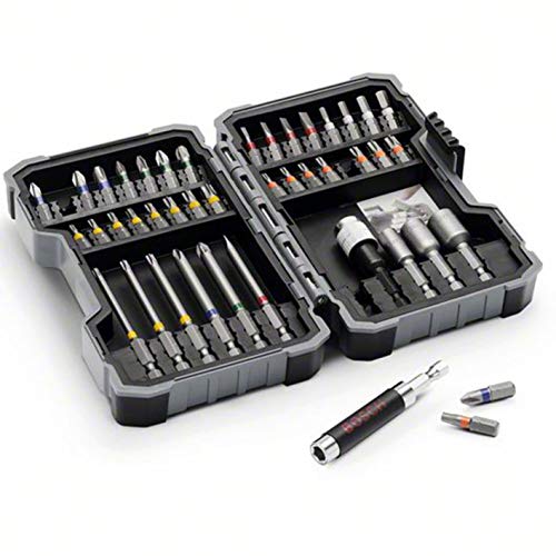 Bosch - Set de 43 unidades para atornillar y llaves de vaso (Ph,Pz,Sl,H,T,Th) Bosch - Set de 43 unidades para atornillar y llaves de vaso (Ph,Pz,Sl,H,T,Th)