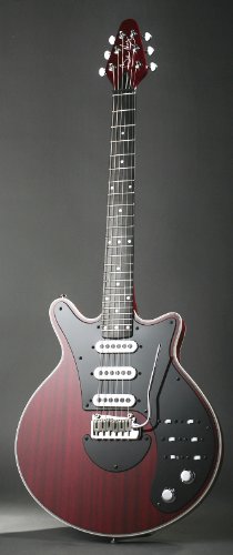 Brian May Especial - Guitarra eléctrica retro, color rojo cereza