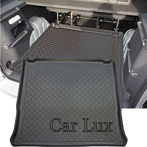 Car Lux AR04782 - Alfombra cubeta Protector Cubre Maletero Extrem a Medida y Antideslizante con Borde Alto