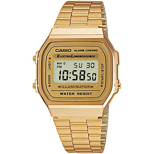 Casio Collection A168WG-9EF, Reloj Unisex, Oro